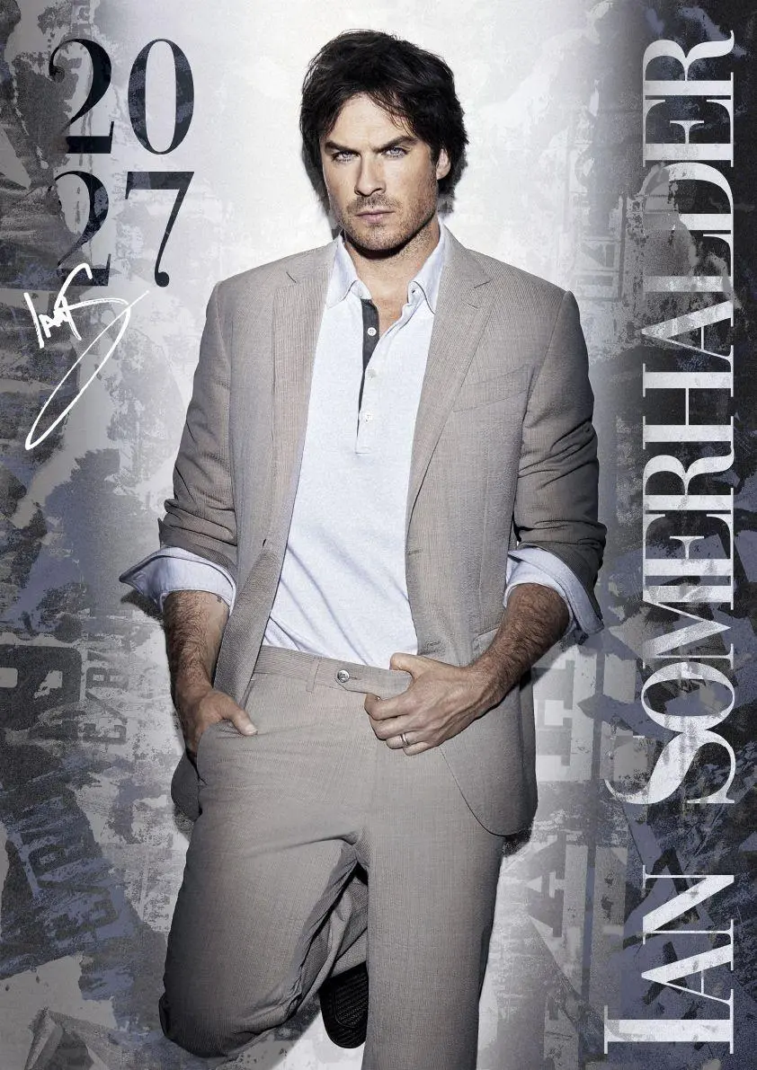 Cover: 9798893613278 | Ian Somerhalder Offizieller Kalender 2027 - Der Star aus Vampire...