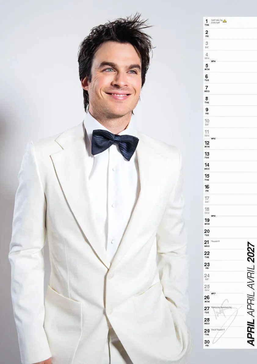 Bild: 9798893613278 | Ian Somerhalder Offizieller Kalender 2027 - Der Star aus Vampire...