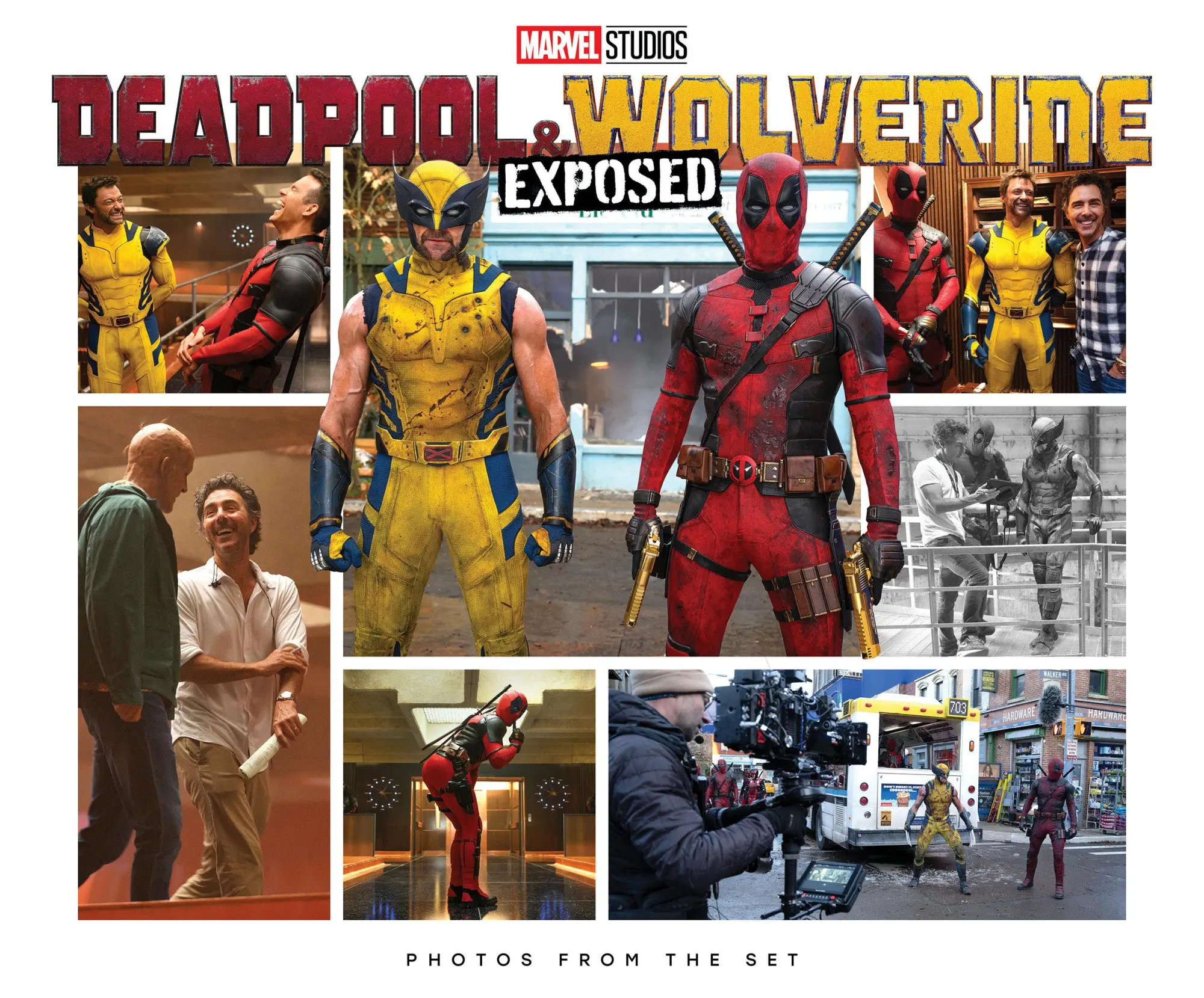 Cover: 9781302963378 | Marvel Studios' Deadpool &amp; Wolverine: Exposed - Photos from the Set
