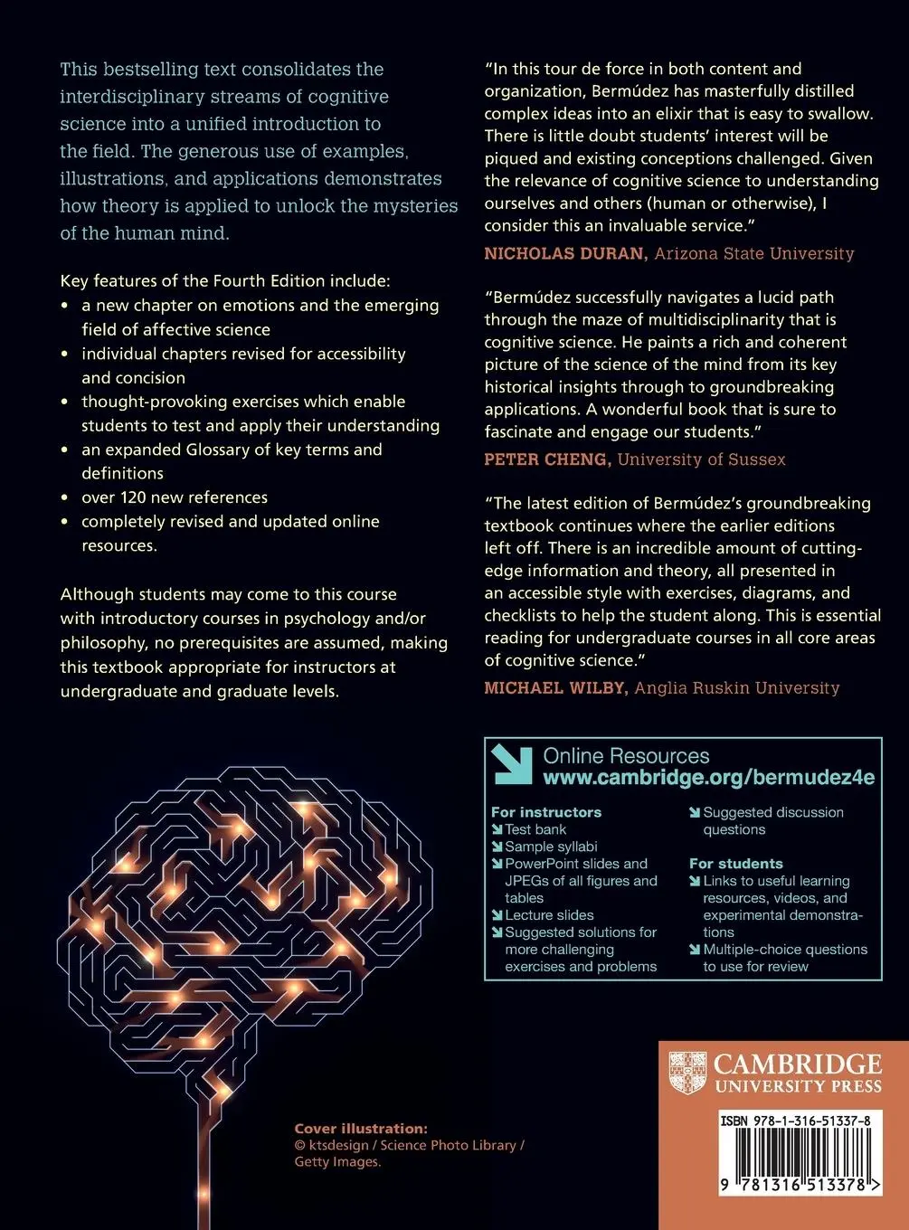 Rückseite: 9781316513378 | Cognitive Science | José Luis Bermúdez | Buch | Englisch | 2024