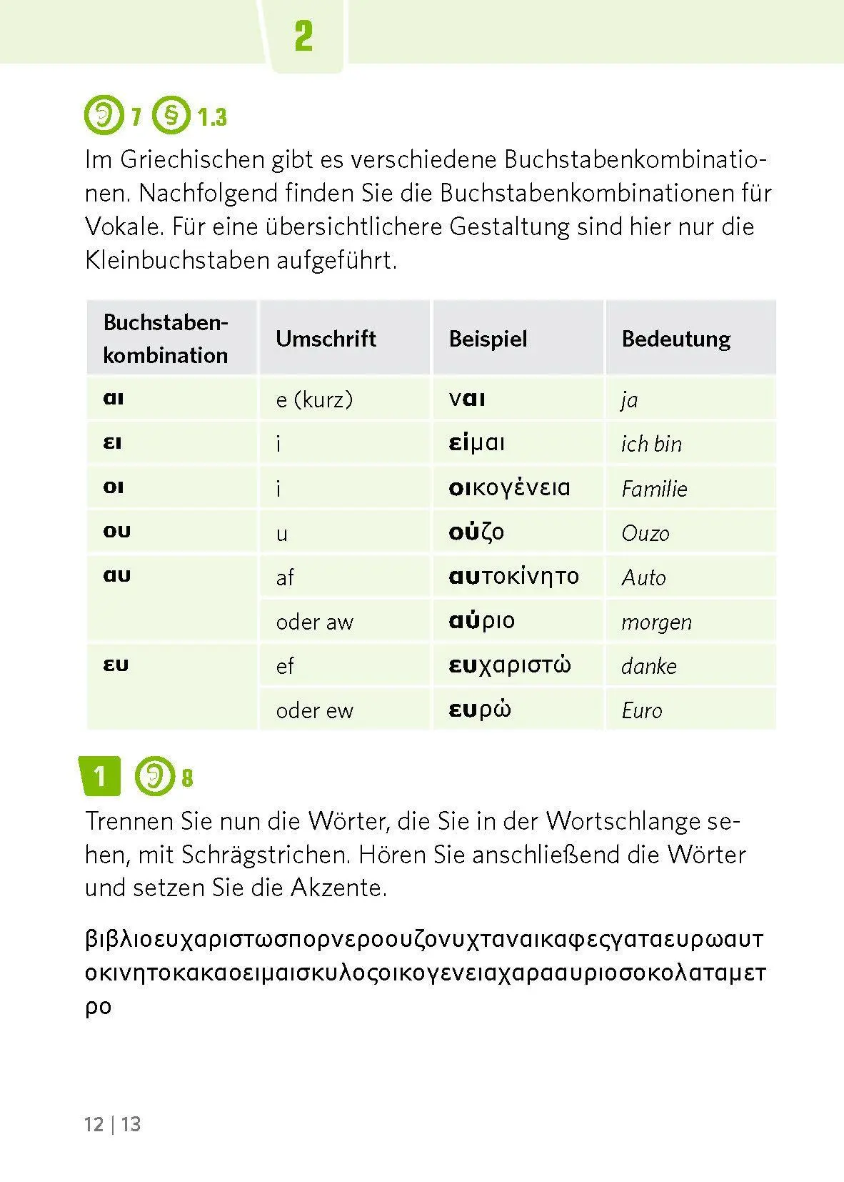 Bild: 9783125623378 | PONS Pocket-Sprachkurs Griechisch | Taschenbuch | PONS Mini-Sprachkurs