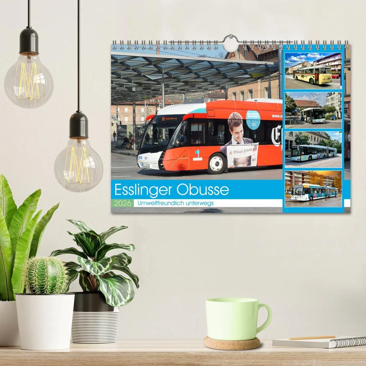 Bild: 9783457373378 | Esslinger Obusse (Wandkalender 2026 DIN A4 quer), CALVENDO...