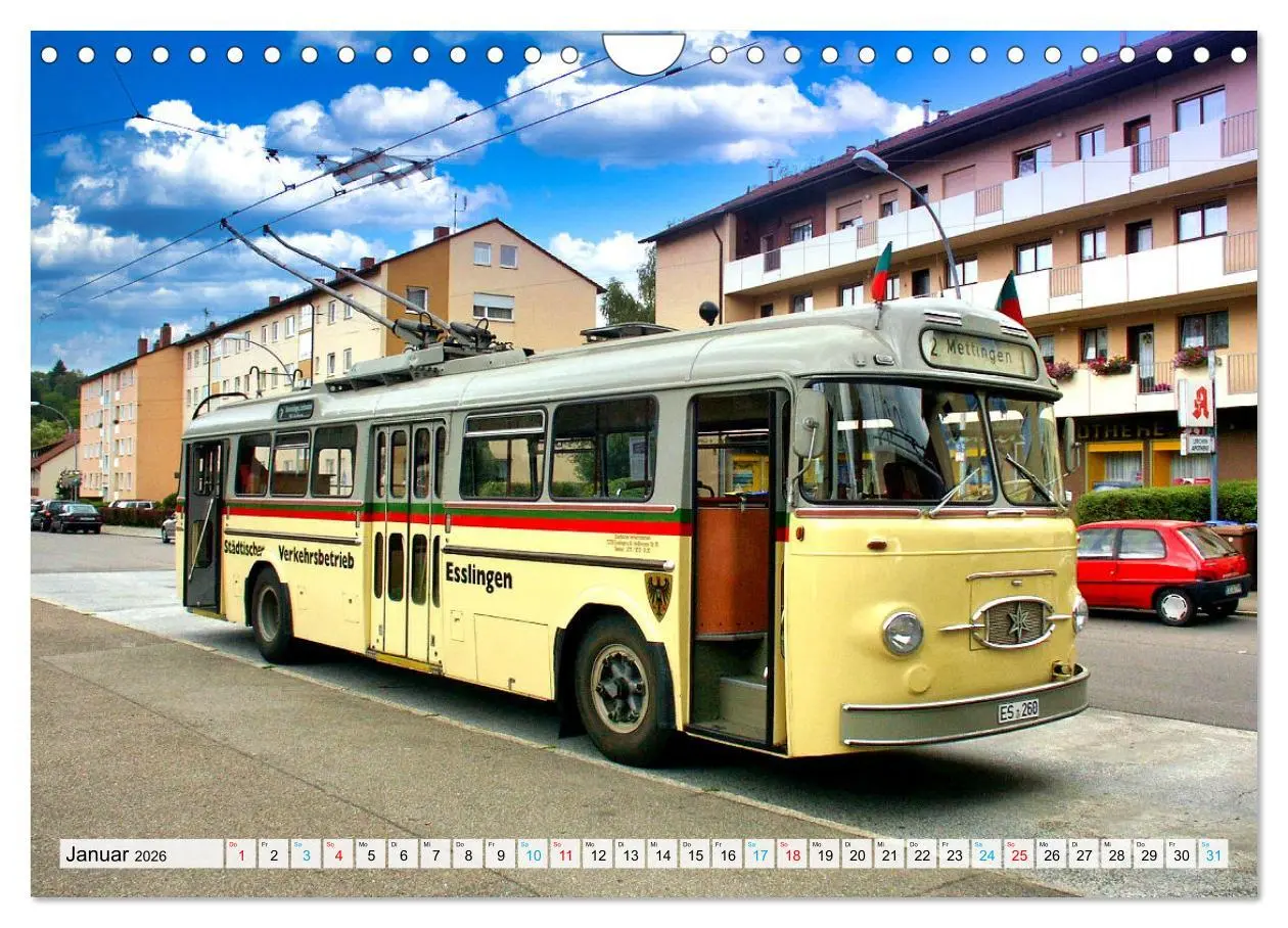 Bild: 9783457373378 | Esslinger Obusse (Wandkalender 2026 DIN A4 quer), CALVENDO...