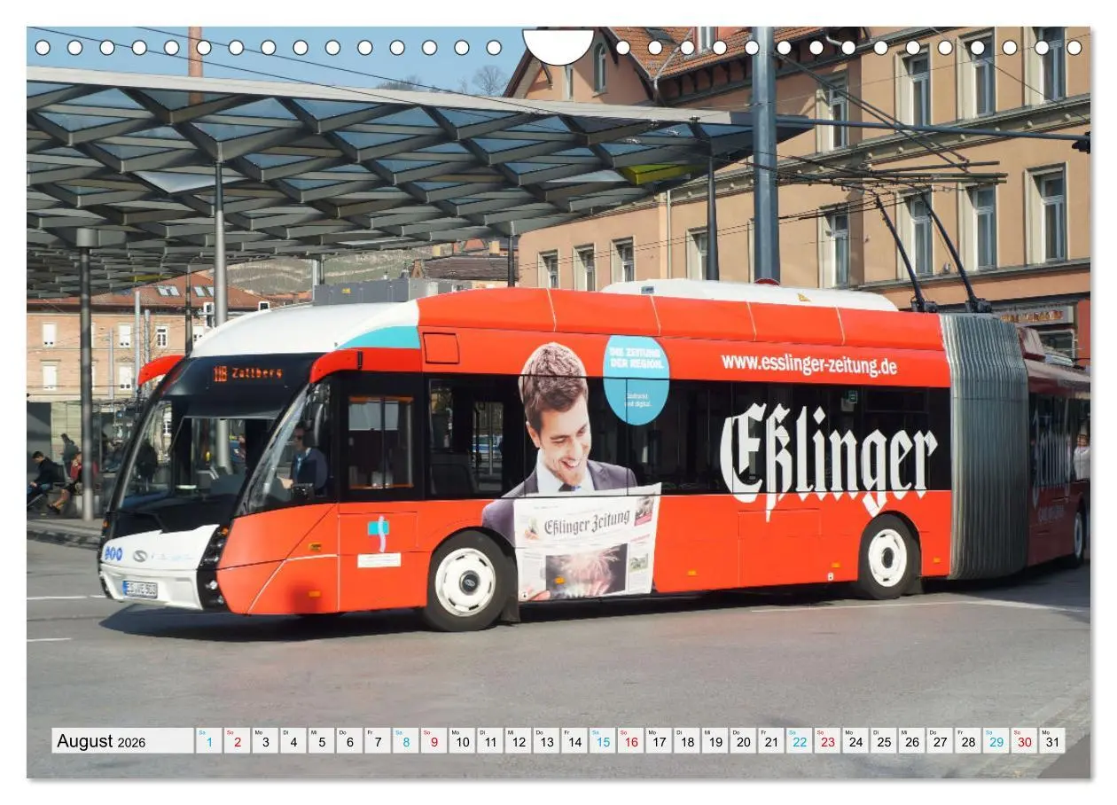 Bild: 9783457373378 | Esslinger Obusse (Wandkalender 2026 DIN A4 quer), CALVENDO...