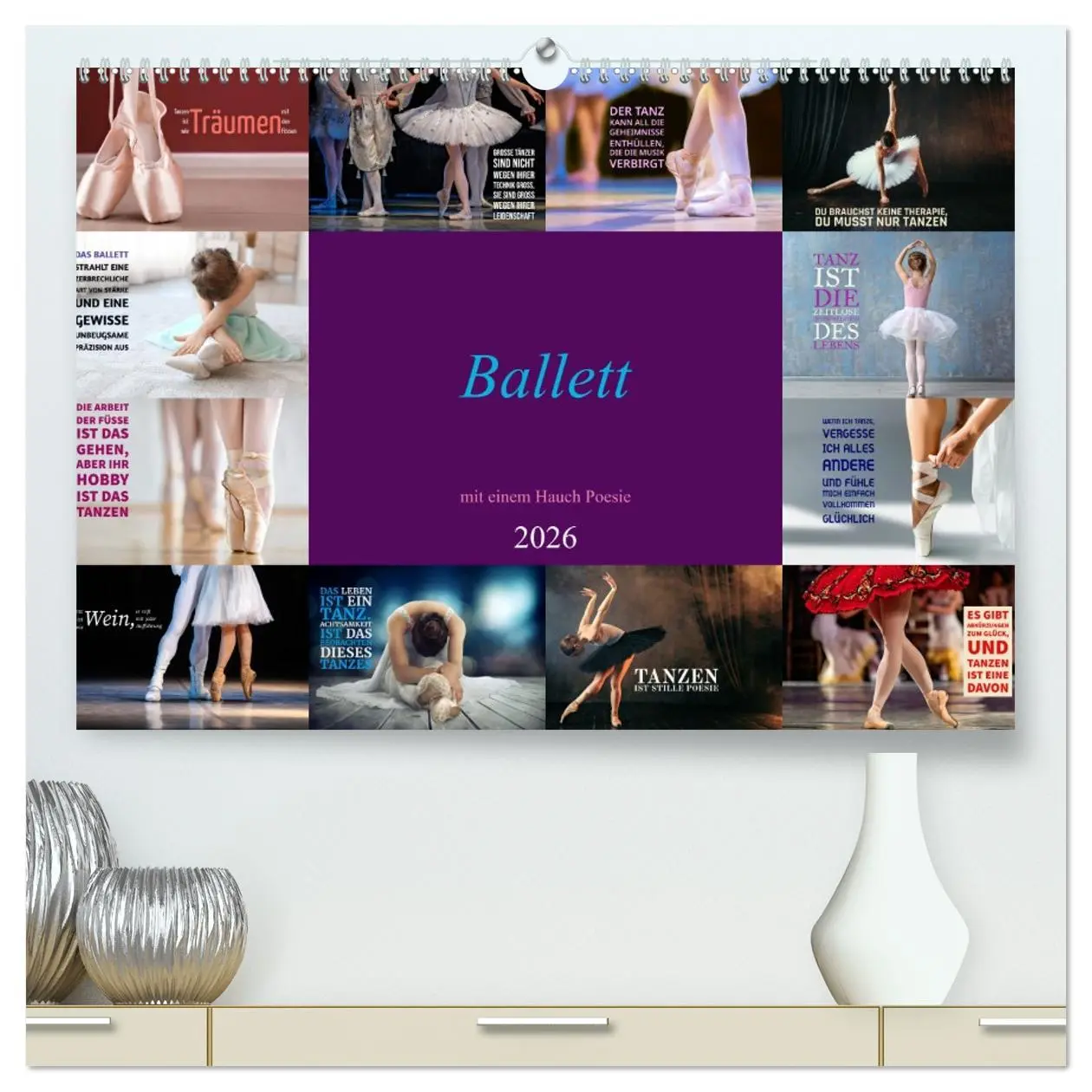 Cover: 9783457513378 | Ballett mit einem Hauch Poesie (hochwertiger Premium Wandkalender...