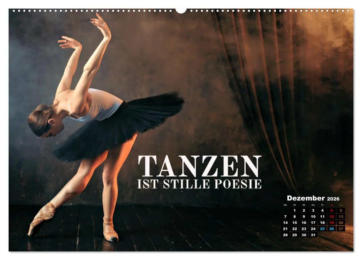 Bild: 9783457513378 | Ballett mit einem Hauch Poesie (hochwertiger Premium Wandkalender...