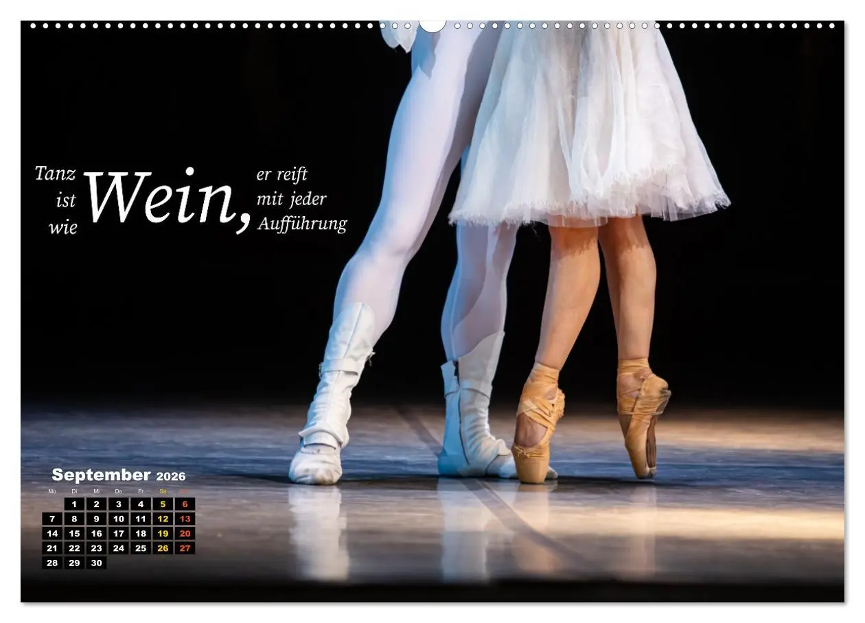 Bild: 9783457513378 | Ballett mit einem Hauch Poesie (hochwertiger Premium Wandkalender...