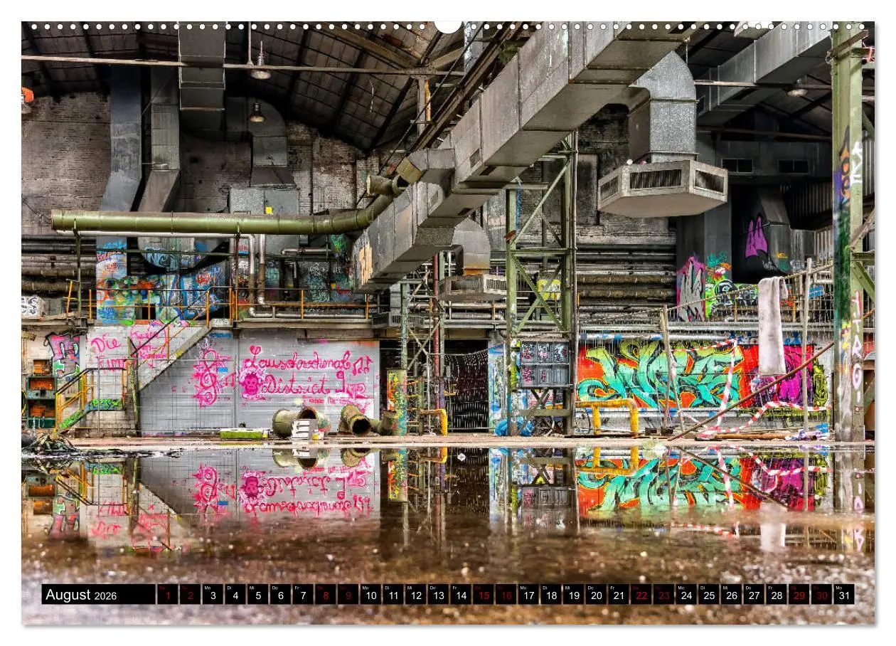 Bild: 9783457823378 | Lost Places Graffiti (hochwertiger Premium Wandkalender 2026 DIN A2...