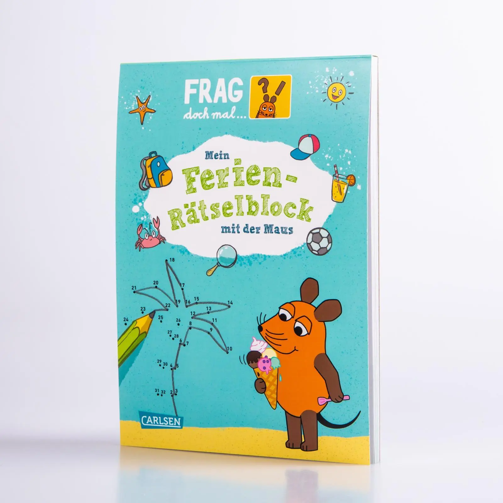 Bild: 9783551253378 | Frag doch mal ... die Maus: Mein Ferien-Rätselblock mit der Maus