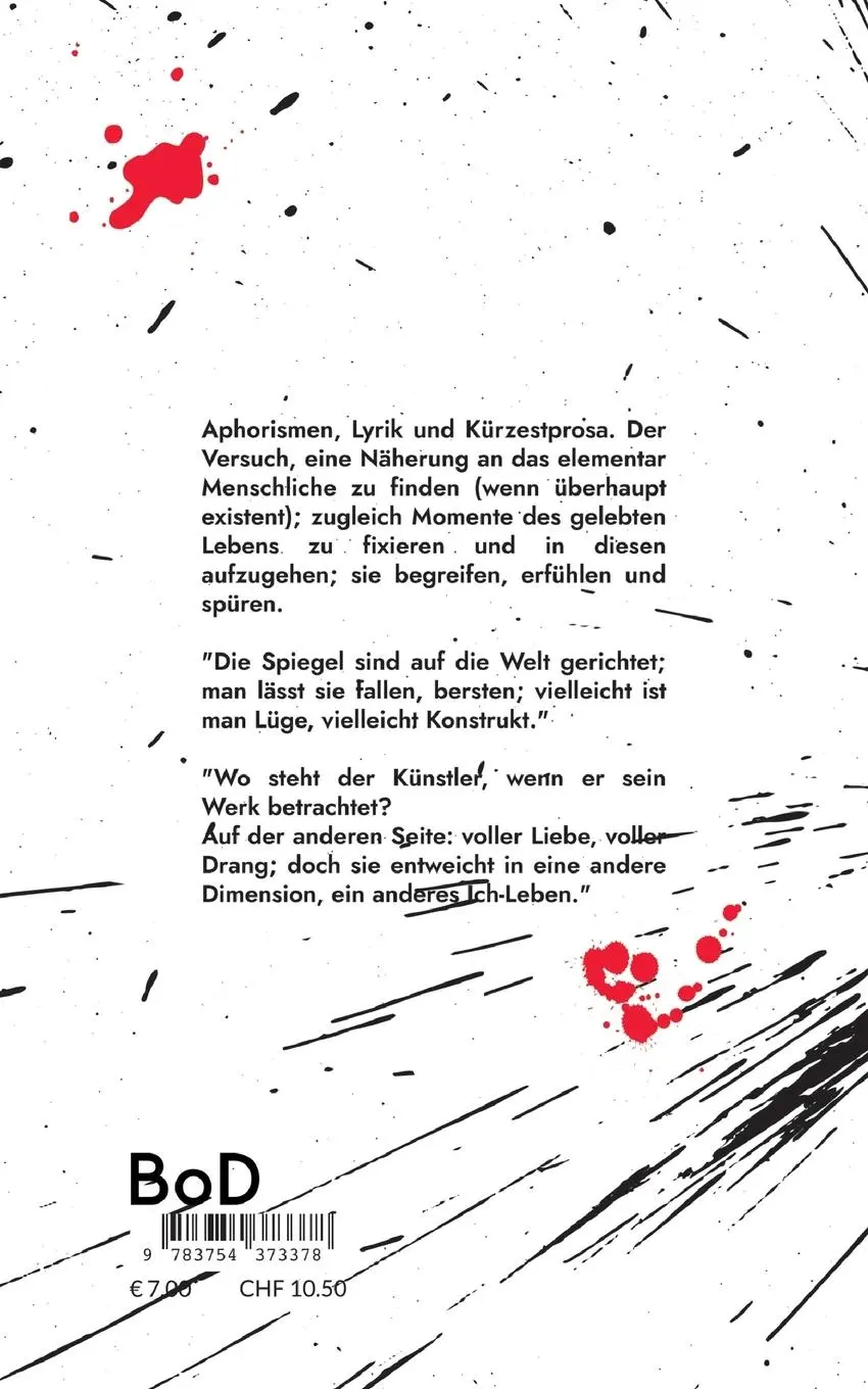 Rückseite: 9783754373378 | Meteoritensplitter | Aphorismen und Kürzestprosa | Stefan Michaelis