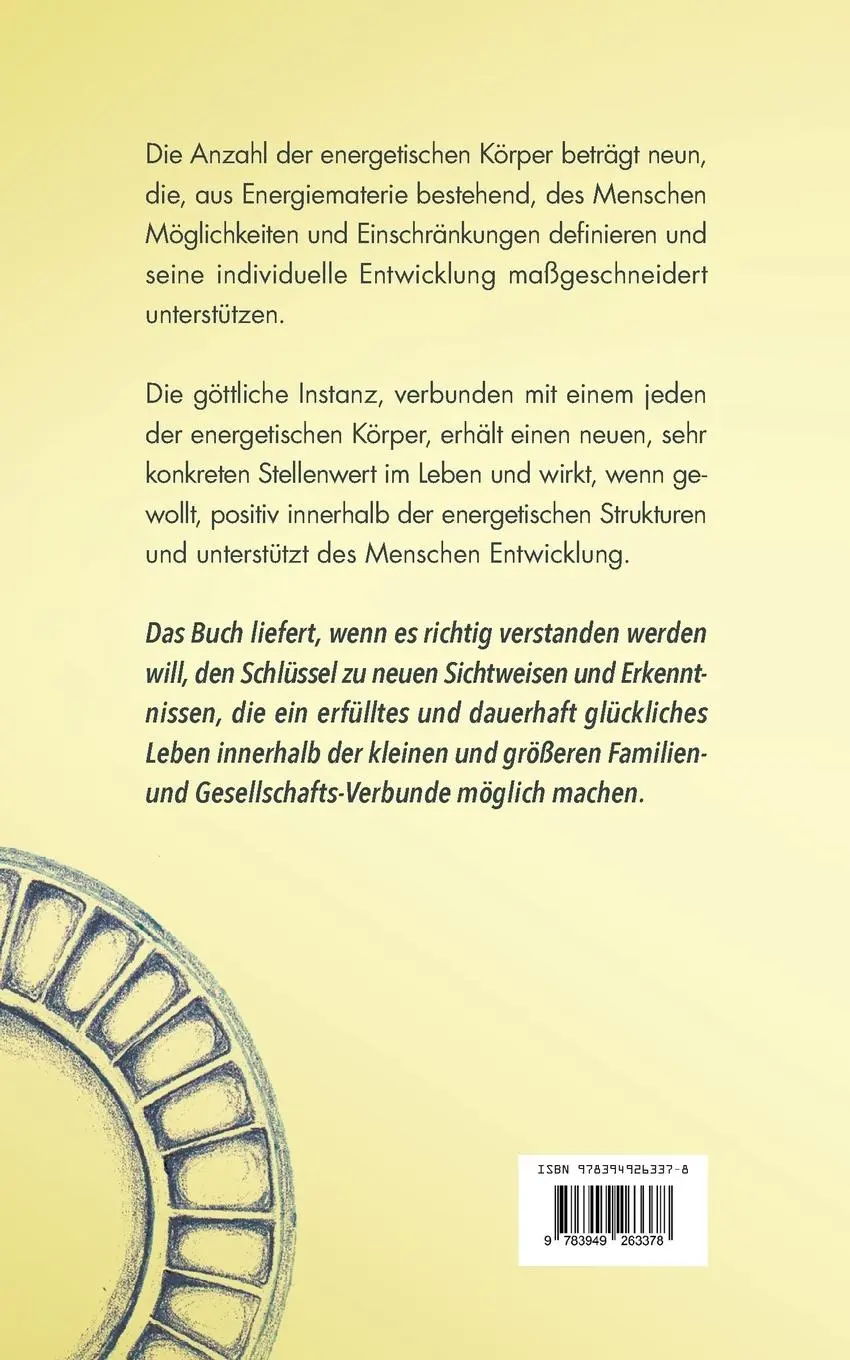 Rückseite: 9783949263378 | Die Anatomie der energetischen Systeme des Menschen | Berger | Buch