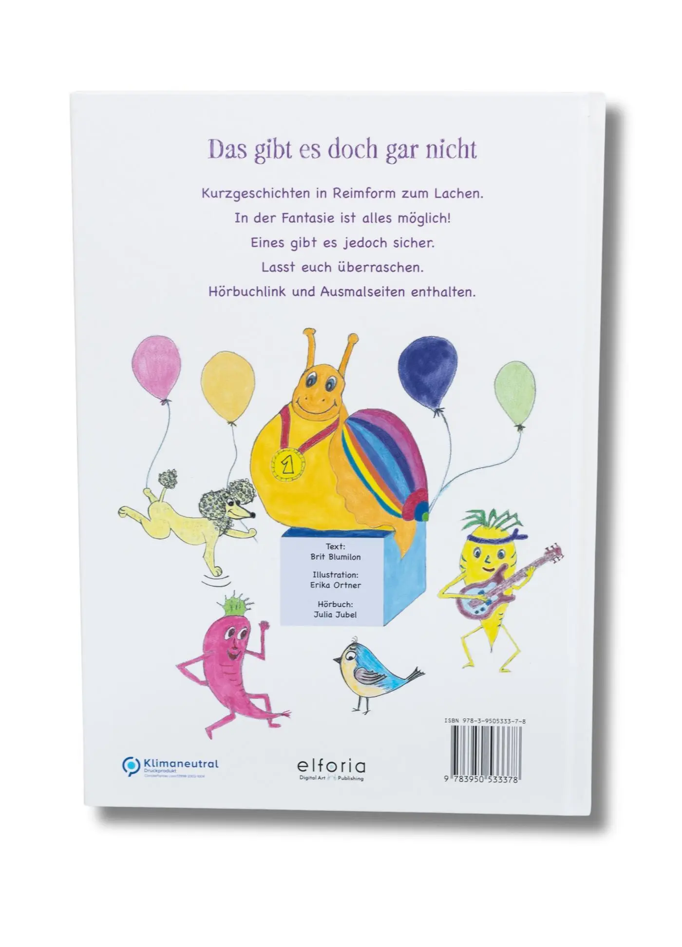 Rückseite: 9783950533378 | Das gibt es doch gar nicht | Blumilon Brit | Buch | 48 S. | Deutsch