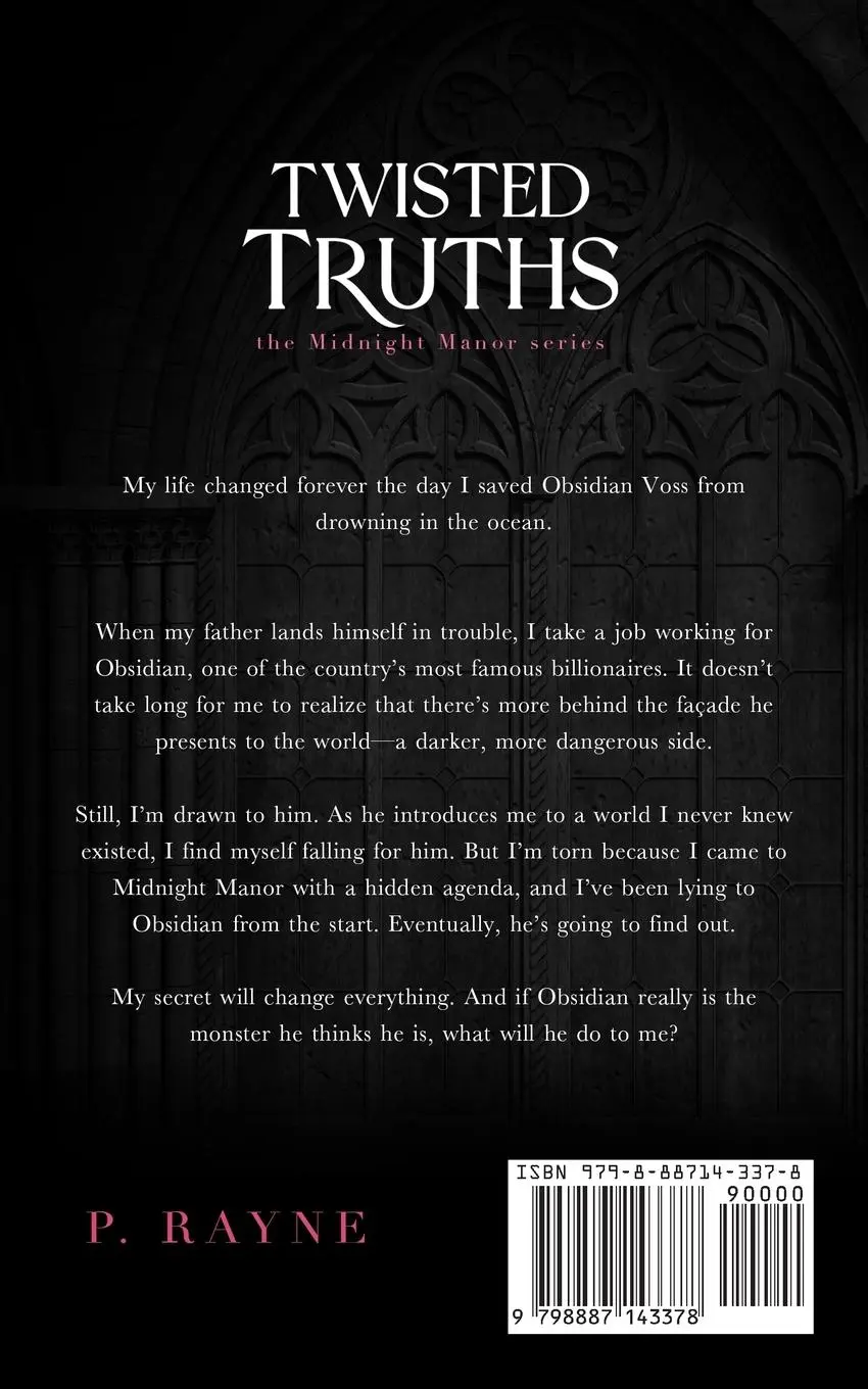 Rückseite: 9798887143378 | Twisted Truths | P. Rayne | Taschenbuch | Midnight Manor | Englisch