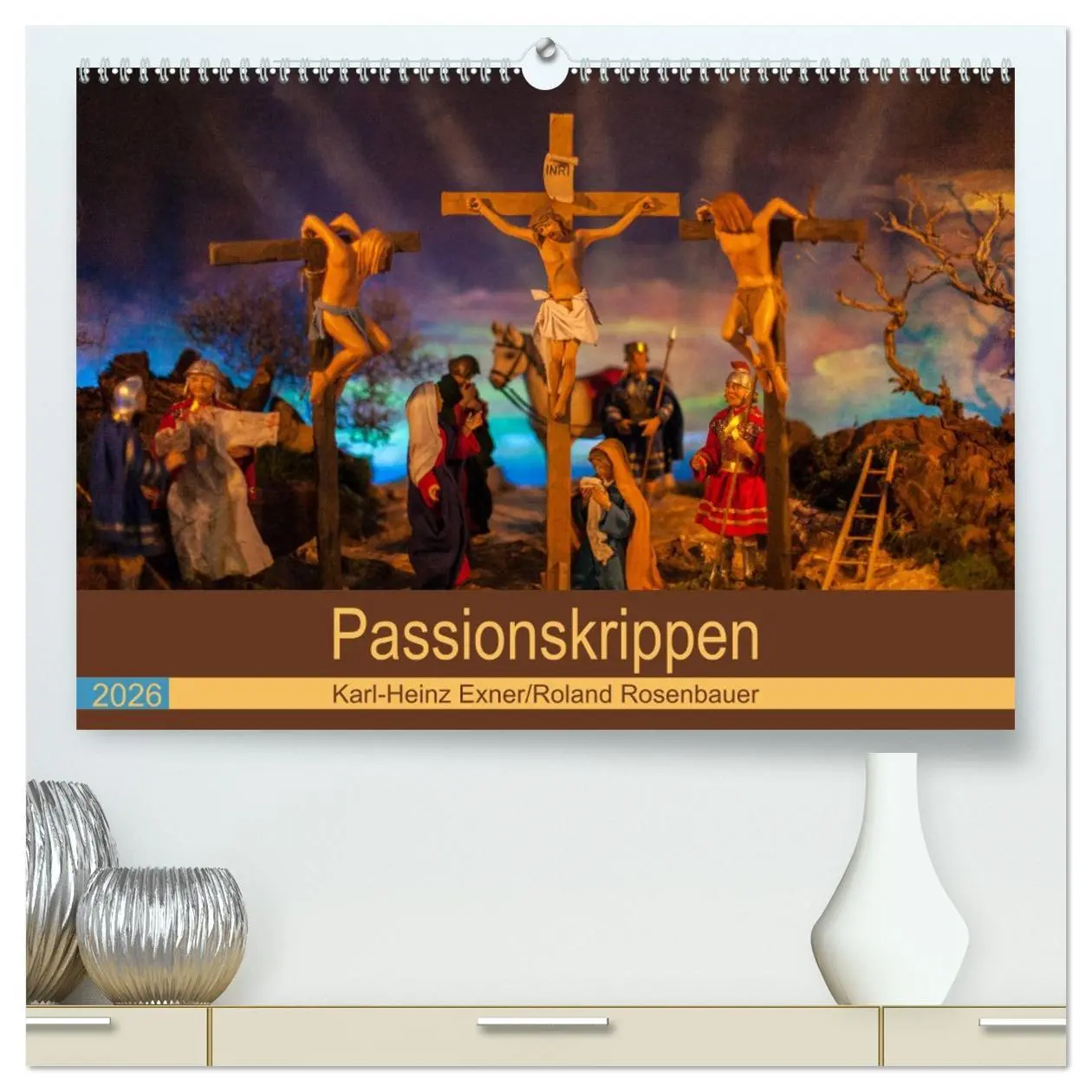 Cover: 9783457743478 | Passionskrippen (hochwertiger Premium Wandkalender 2026 DIN A2...