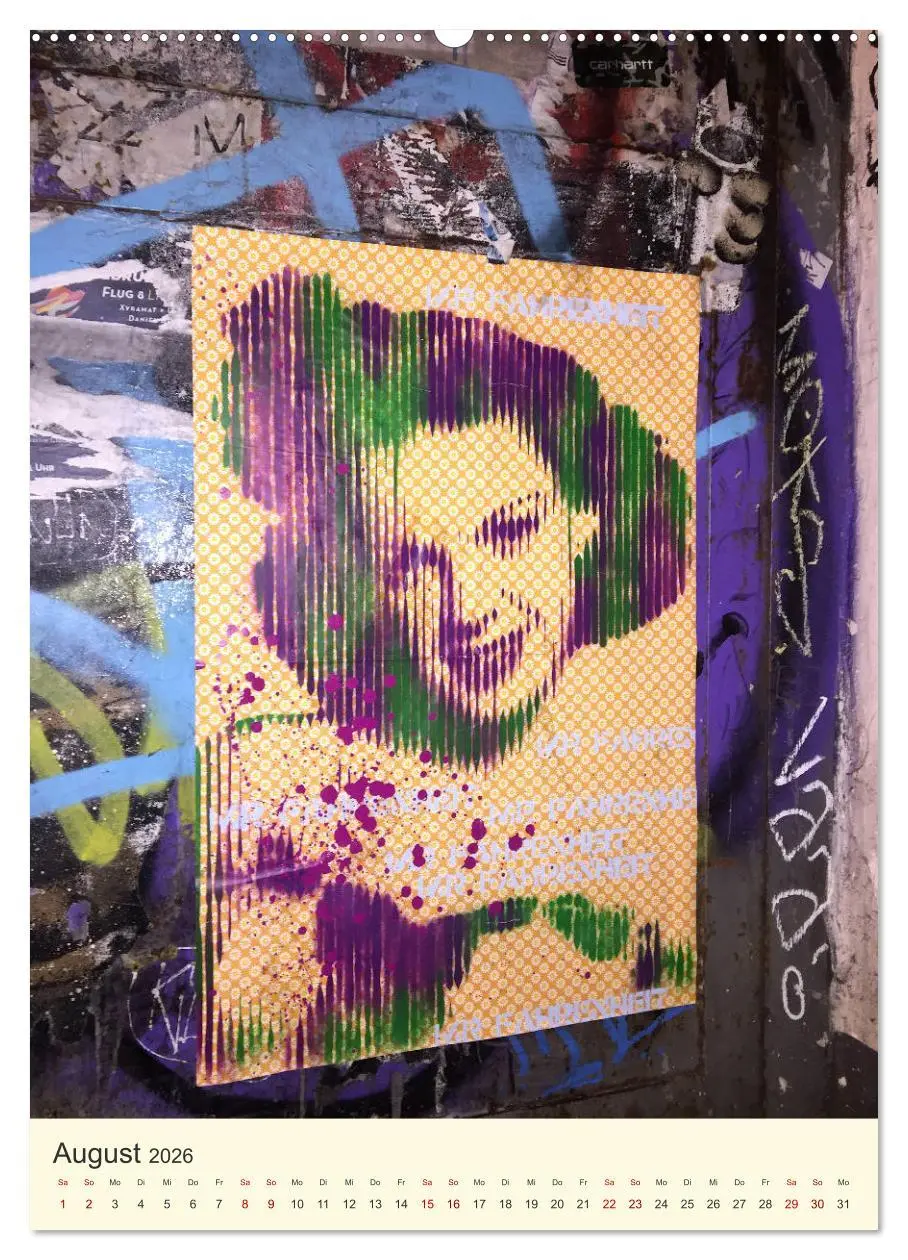 Bild: 9783516383478 | Famous Women in StreetArt (hochwertiger Premium Wandkalender 2026...