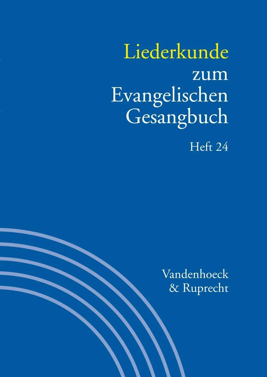 Cover: 9783525503478 | Liederkunde zum Evangelischen Gesangbuch. Heft 24 | Martin Evang