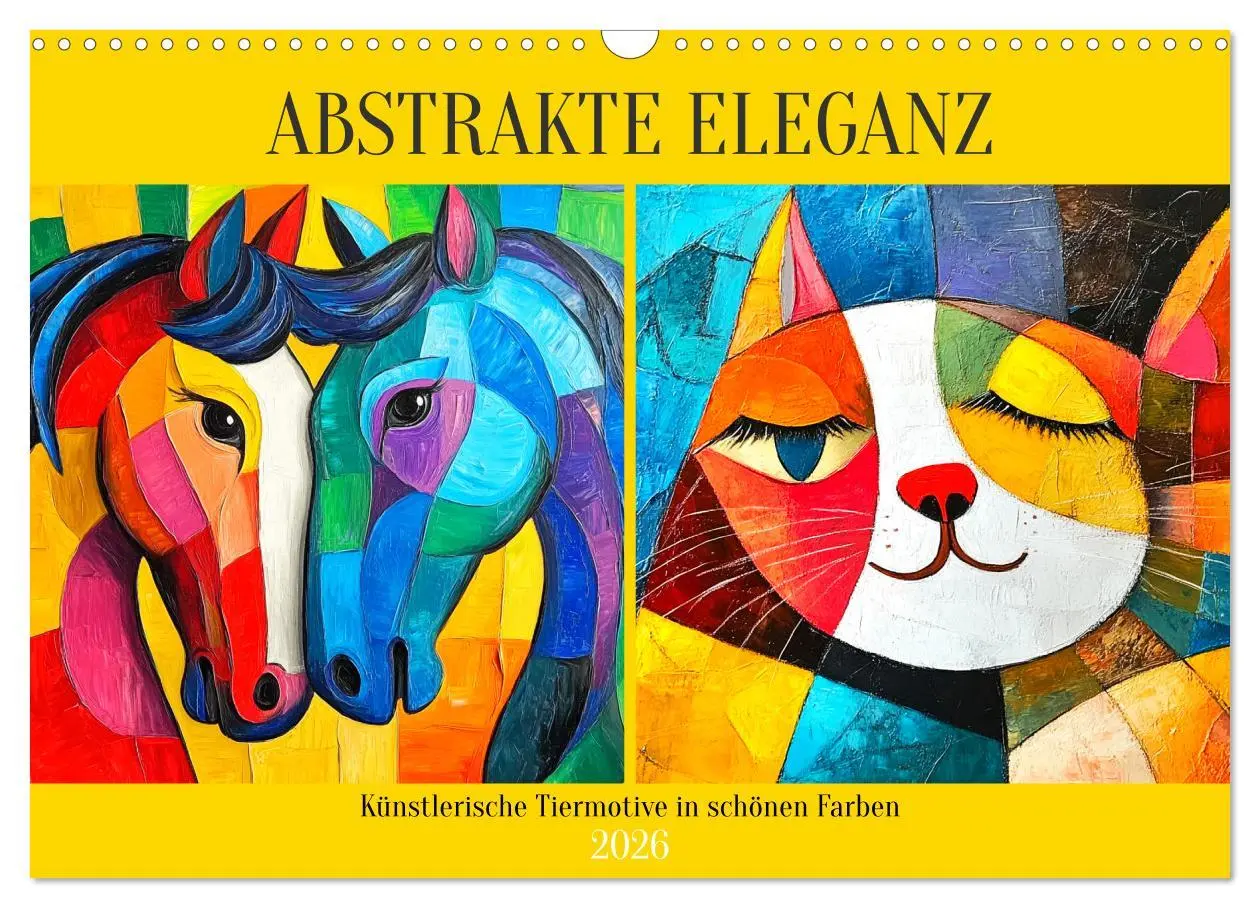 Cover: 9783457353578 | Abstrakte Eleganz. Künstlerische Tiermotive in schönen Farben...