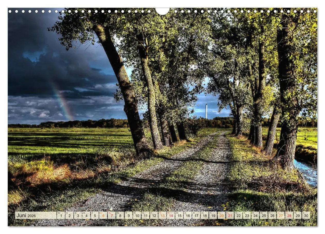 Bild: 9783457733578 | Landschaft an der Wümme (Wandkalender 2026 DIN A3 quer), CALVENDO...