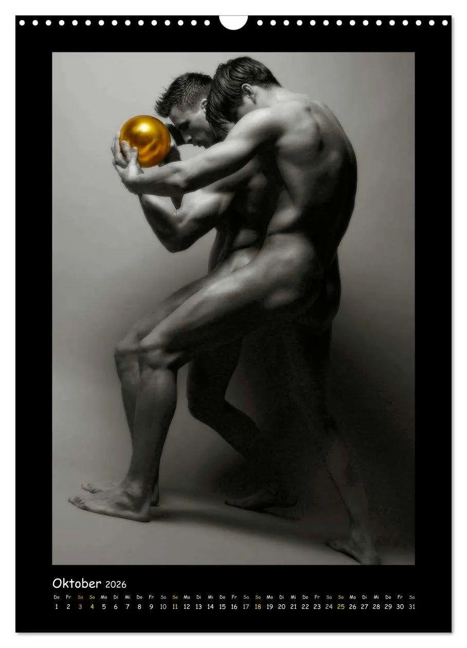 Bild: 9783516443578 | Golden Ball - Männer Akte (Wandkalender 2026 DIN A3 hoch), CALVENDO...