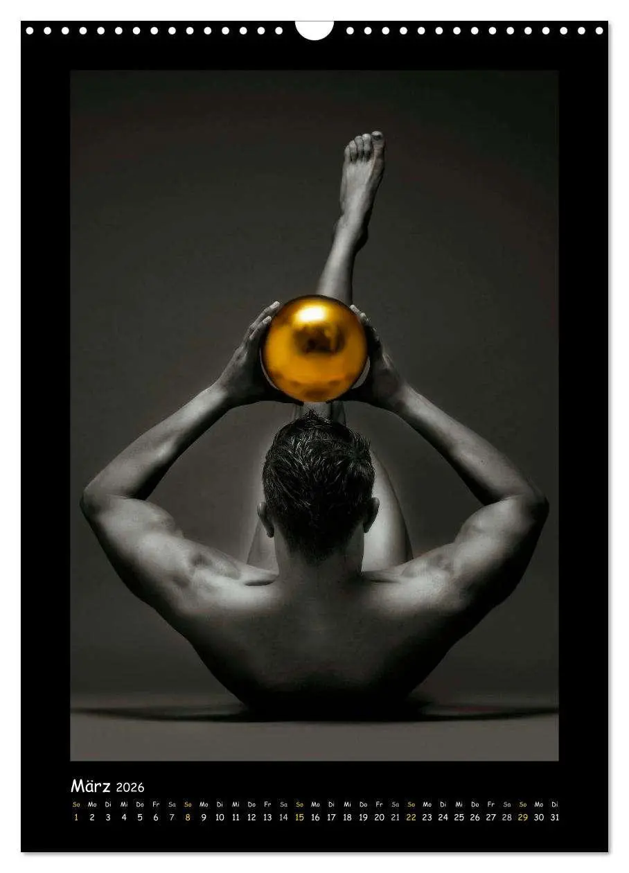 Bild: 9783516443578 | Golden Ball - Männer Akte (Wandkalender 2026 DIN A3 hoch), CALVENDO...