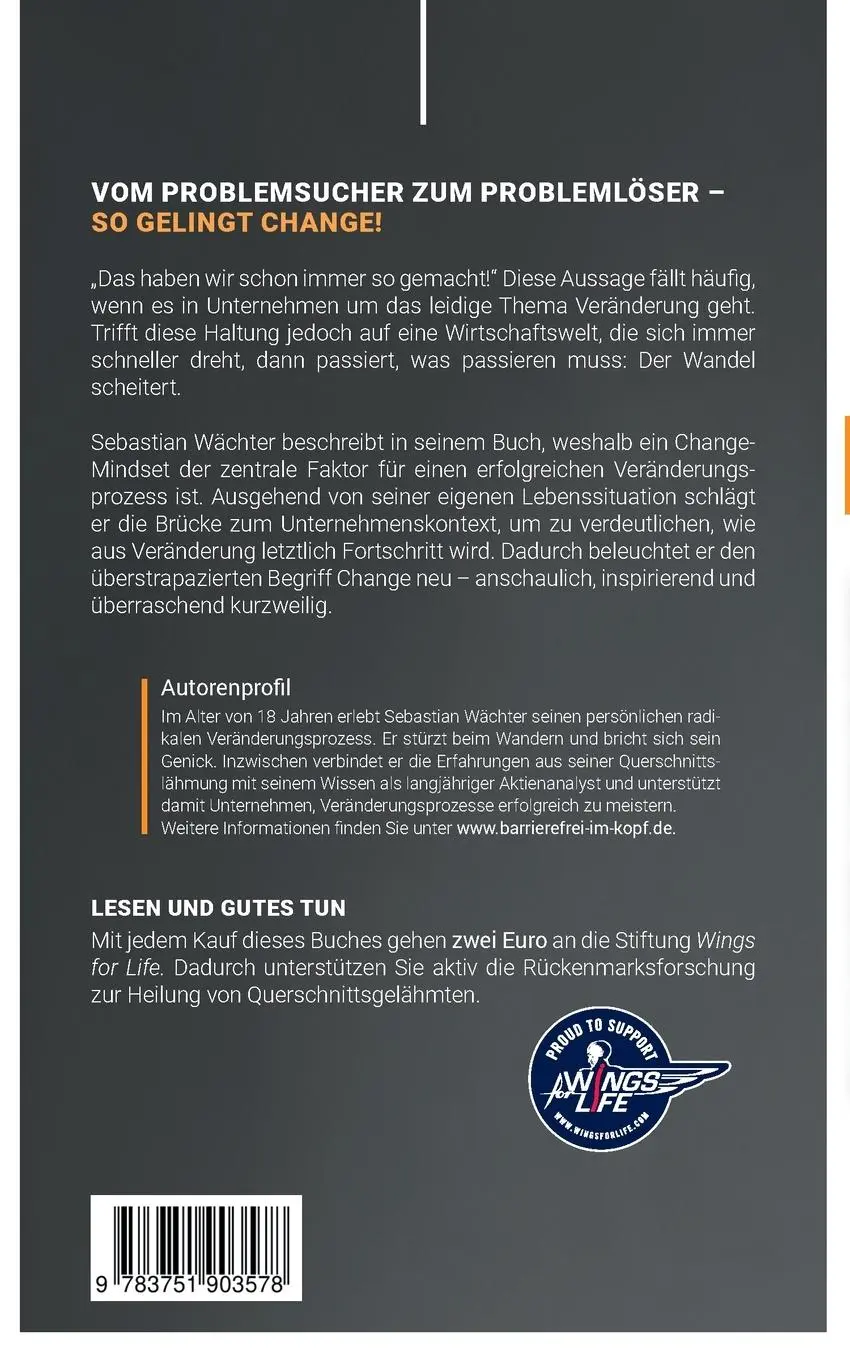Rückseite: 9783751903578 | Change Mindset | Veränderungsprozesse ins Rollen bringen! | Wächter