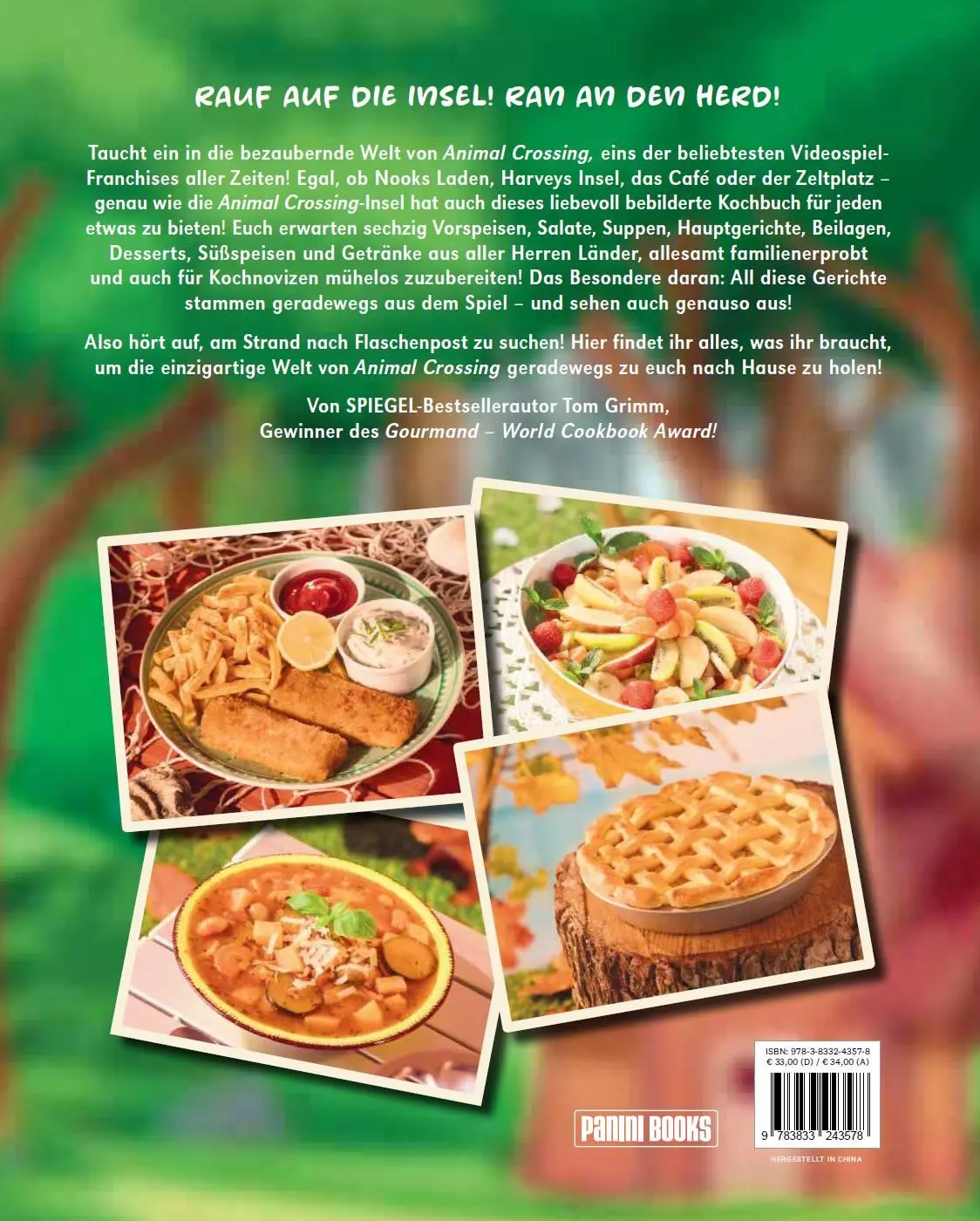 Rückseite: 9783833243578 | Das inoffizielle Animal Crossing Kochbuch | Tom Grimm | Buch | 144 S.