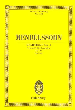Cover: 9790200203578 | Sinfonia N. 4 La Op. 90 (Italiana) | Felix Mendelssohn Bartholdy