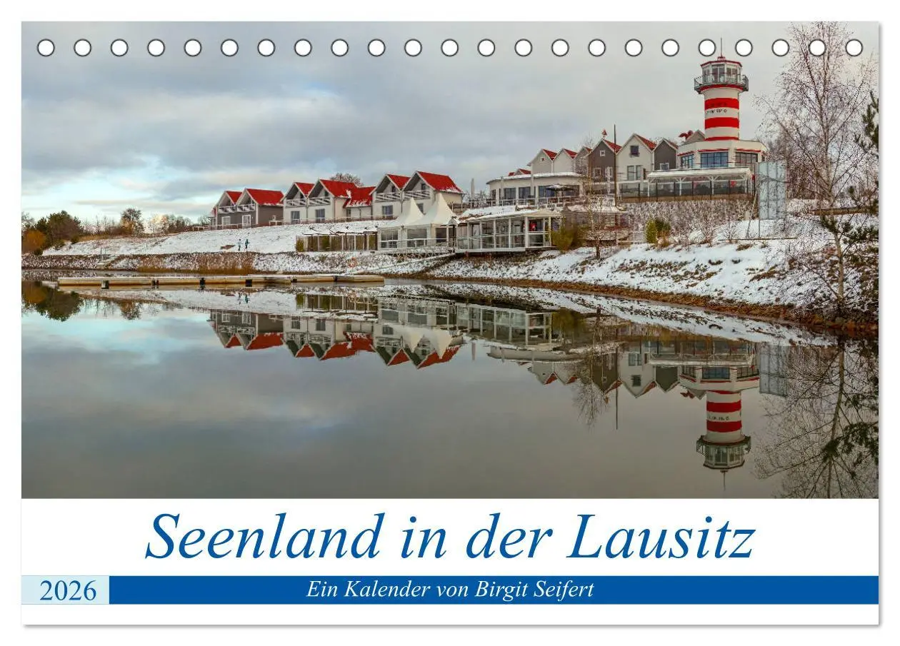 Cover: 9783516053678 | Seenland in der Lausitz (Tischkalender 2026 DIN A5 quer), CALVENDO...