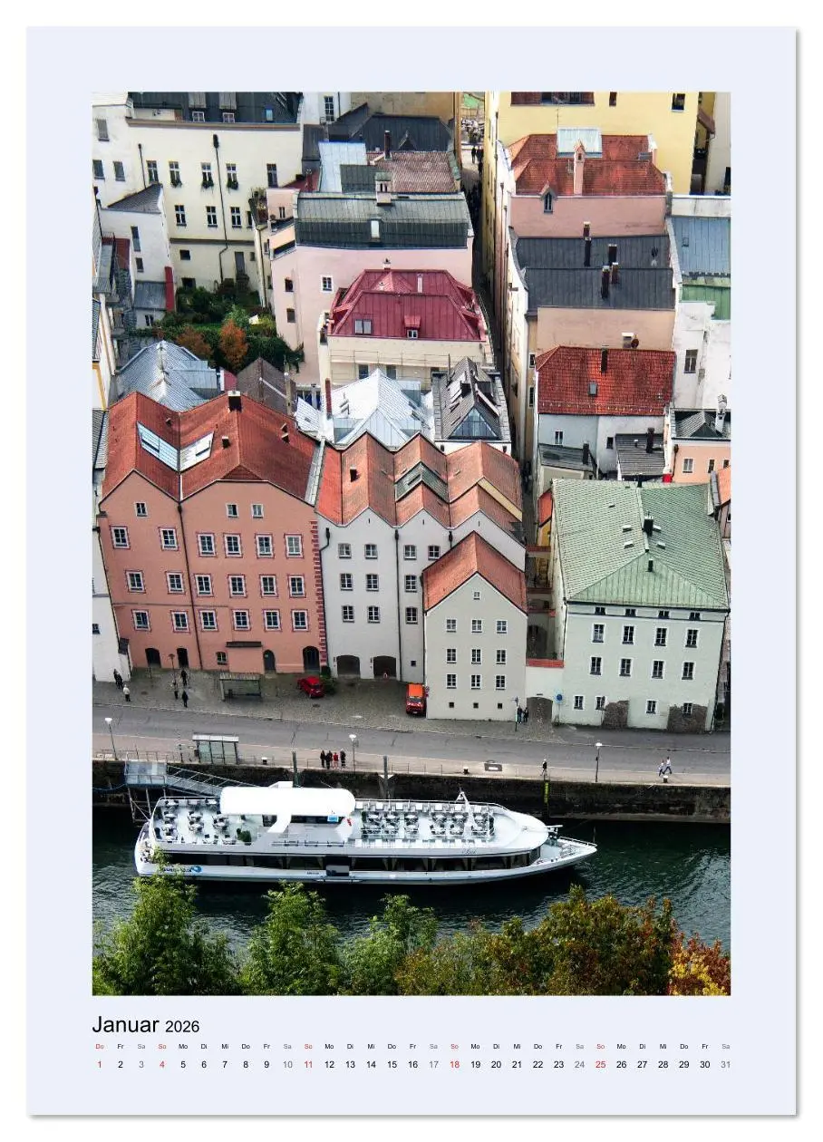 Bild: 9783516433678 | Die Donau von Passau zum Delta (Wandkalender 2026 DIN A2 hoch),...