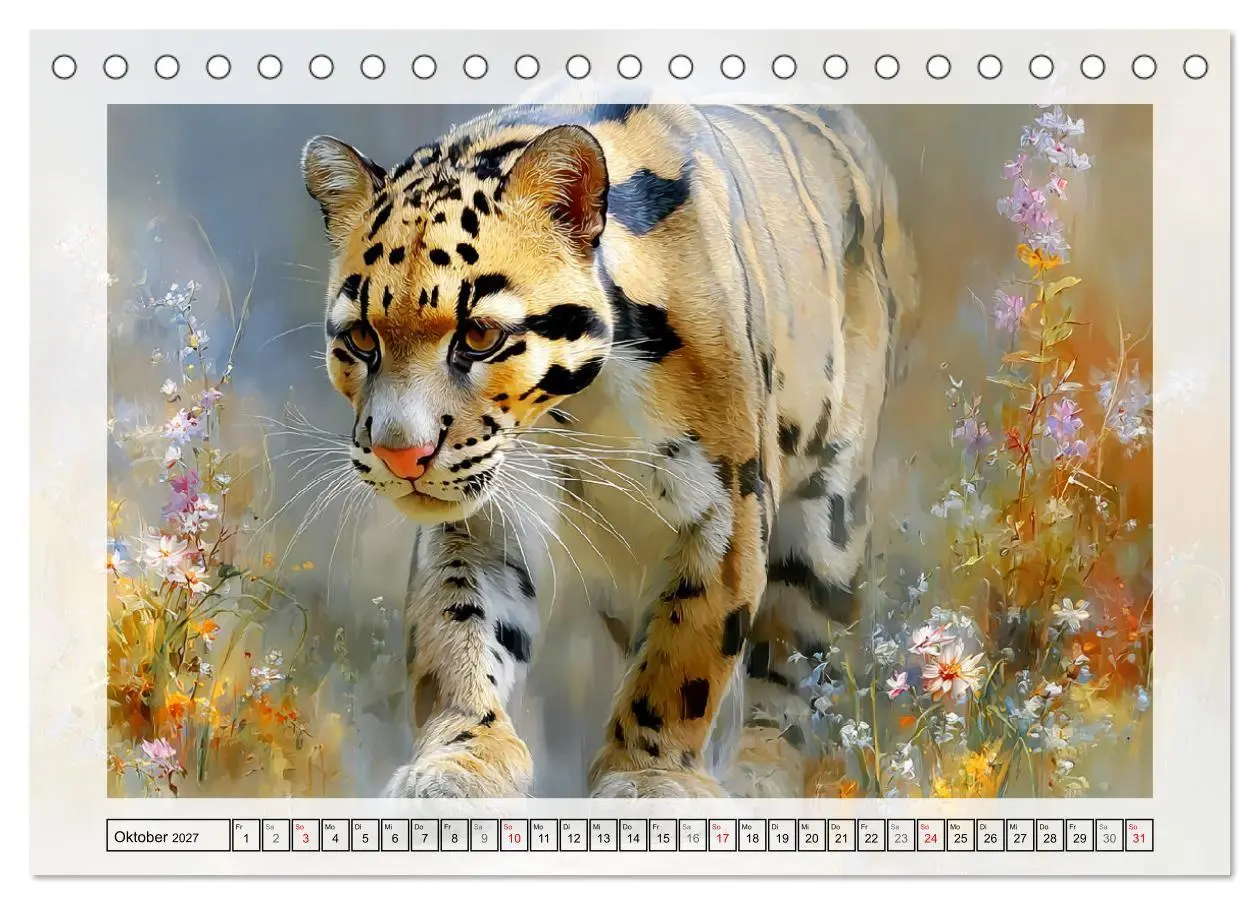 Bild: 9783516813678 | Nebelparder. Zuhause im dichten Regenwald (Tischkalender 2027 DIN...