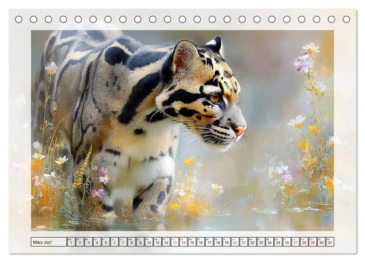 Bild: 9783516813678 | Nebelparder. Zuhause im dichten Regenwald (Tischkalender 2027 DIN...