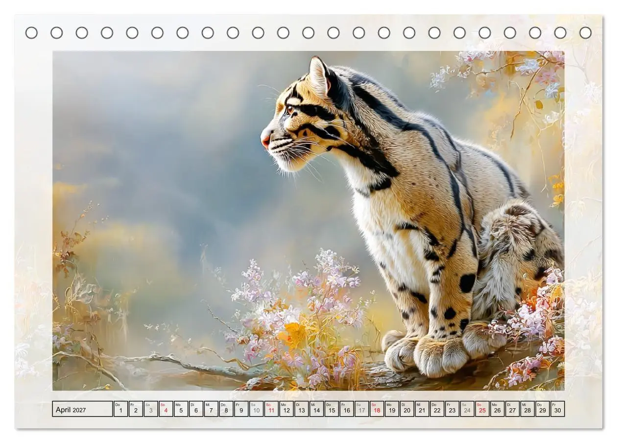 Bild: 9783516813678 | Nebelparder. Zuhause im dichten Regenwald (Tischkalender 2027 DIN...
