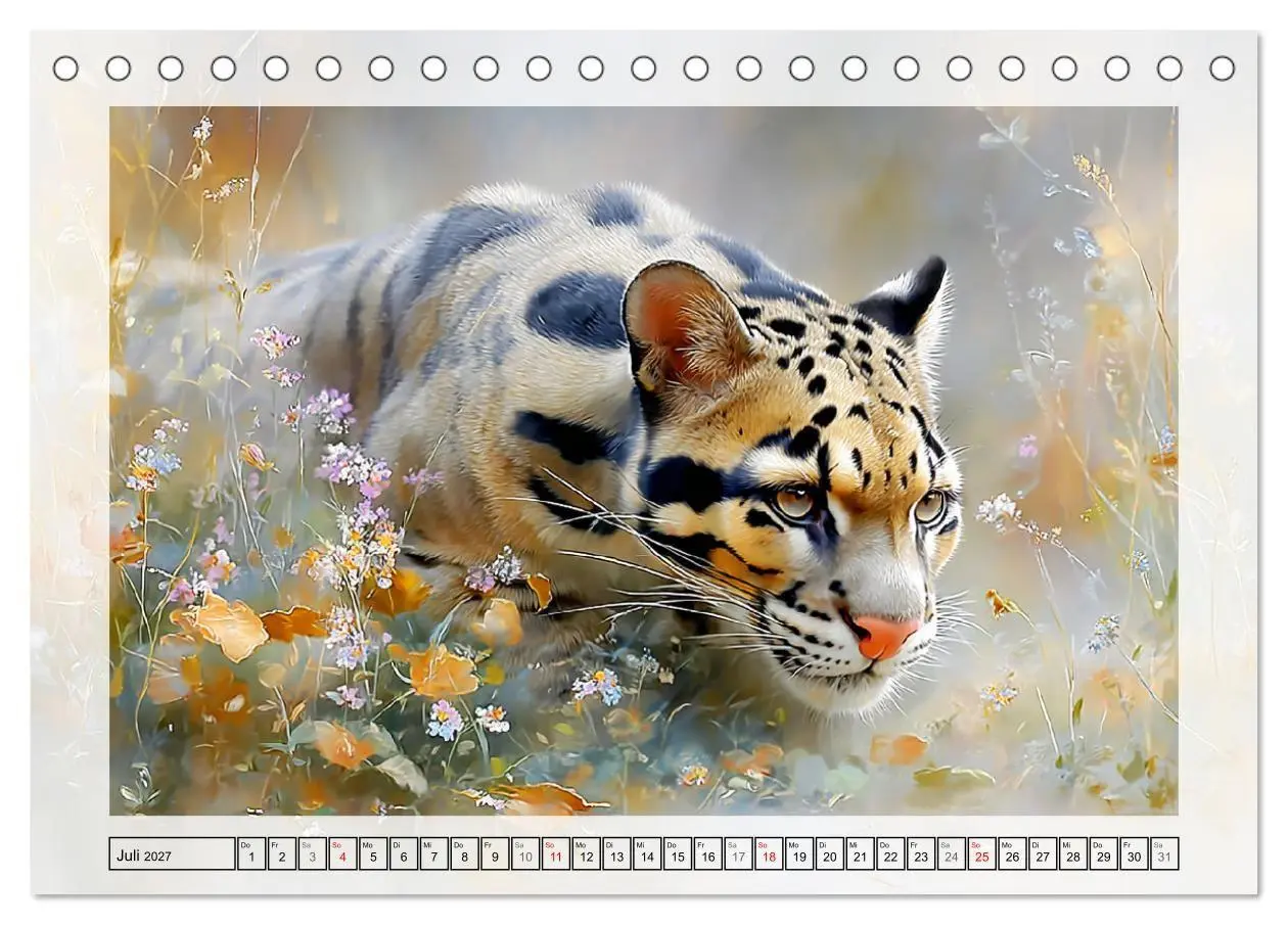 Bild: 9783516813678 | Nebelparder. Zuhause im dichten Regenwald (Tischkalender 2027 DIN...