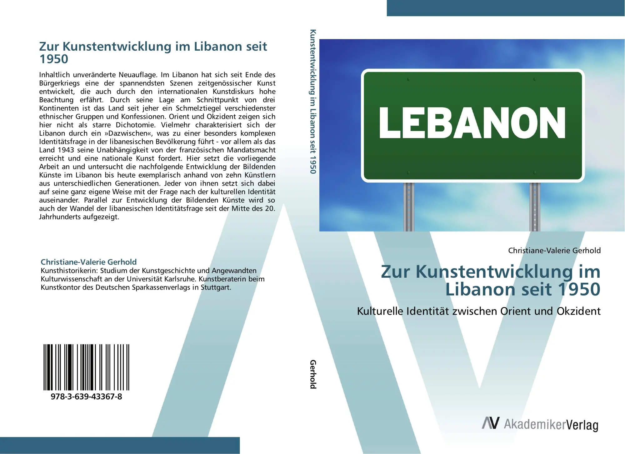 Cover: 9783639433678 | Zur Kunstentwicklung im Libanon seit 1950 | Christiane-Valerie Gerhold