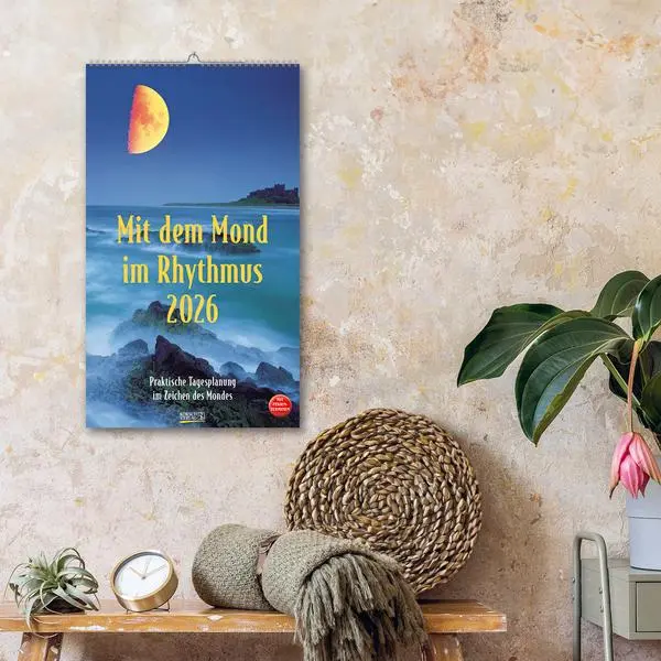 Bild: 9783731883678 | Mit dem Mond im Rhythmus 2026 | Verlag Korsch | Kalender | 13 S.