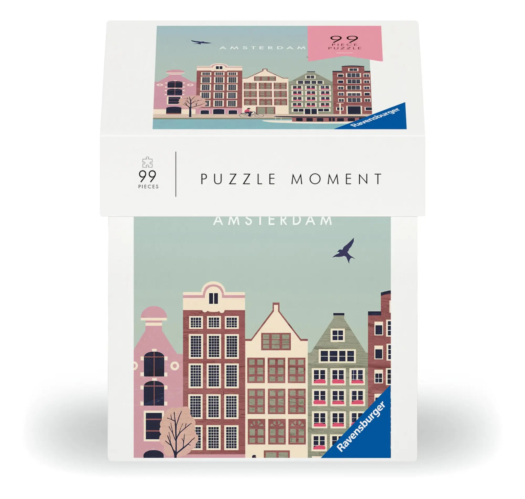 Cover: 4005555013778 | Erwachsenenpuzzle 99 Teile - Amsterdam | Spiel | Puzzle Moments | 2025