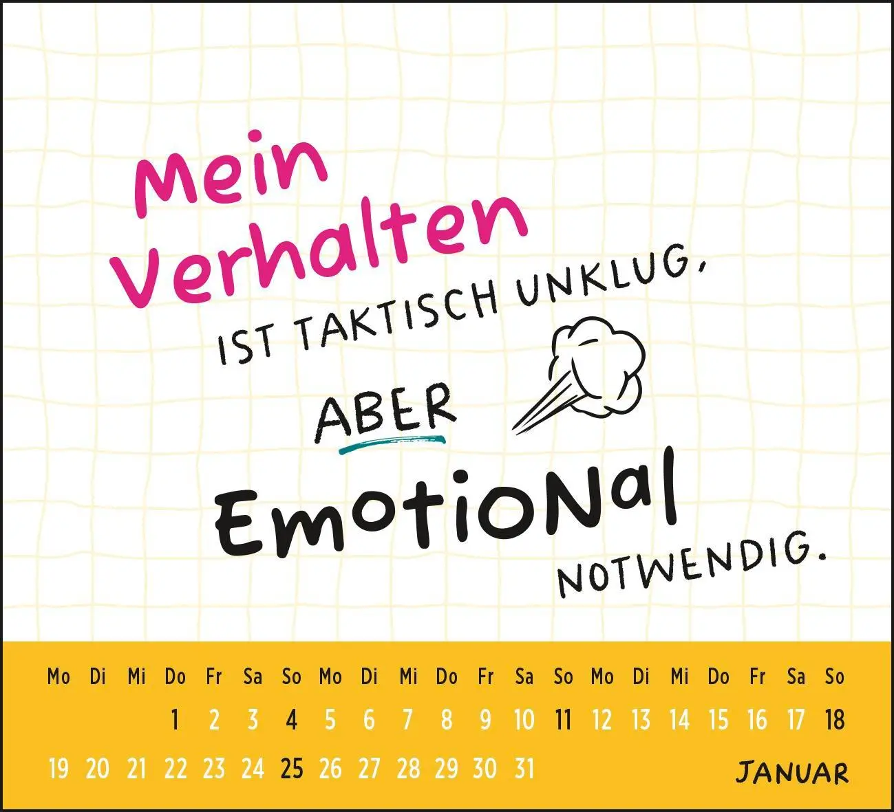 Bild: 4036442013878 | Mini-Kalender 2026: Manchmal fühle ich mich wie eine Banane. Von...