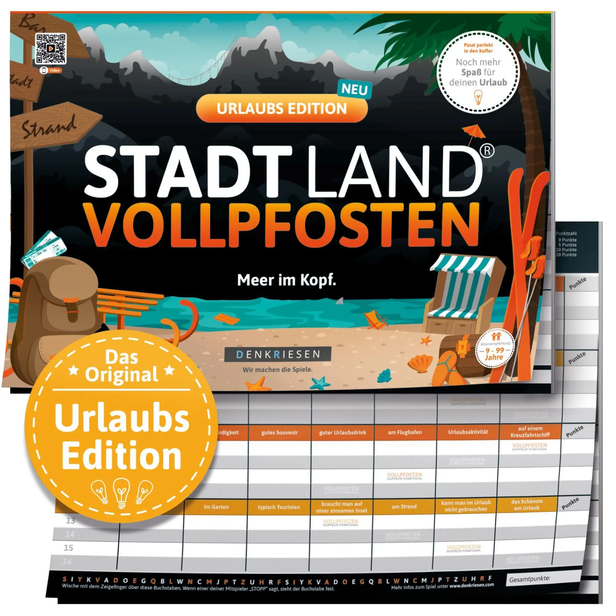 Cover: 4260528093878 | DENKRIESEN - STADT LAND VOLLPFOSTEN® - URLAUBS EDITION - "Meer im...