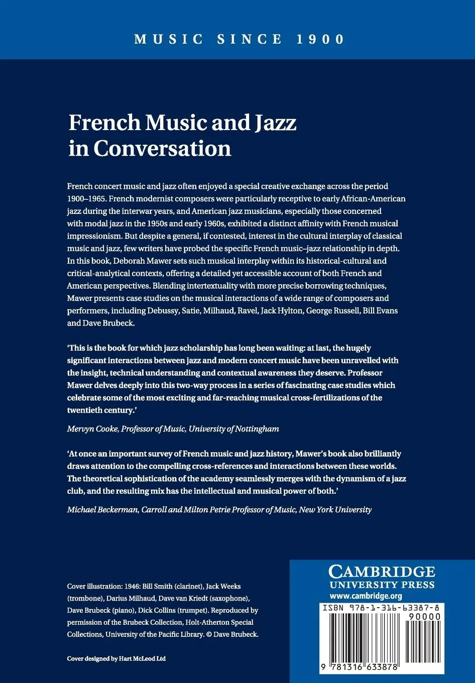 Rückseite: 9781316633878 | French Music and Jazz in Conversation | Deborah Mawer | Taschenbuch
