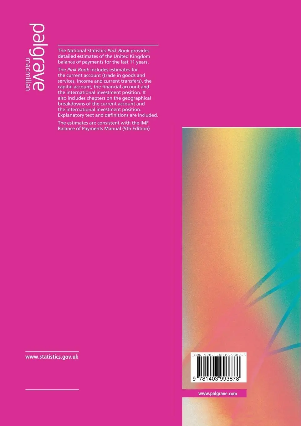 Rückseite: 9781403993878 | United Kingdom Balance of Payments 2006 | The Pink Book | Na Na | Buch