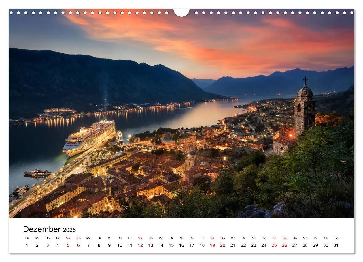 Bild: 9783457873878 | Montenegro - Land der schwarzen Berge (Wandkalender 2026 DIN A3...