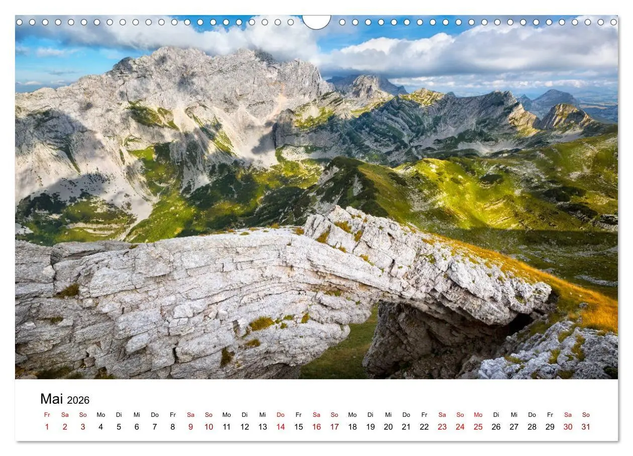 Bild: 9783457873878 | Montenegro - Land der schwarzen Berge (Wandkalender 2026 DIN A3...