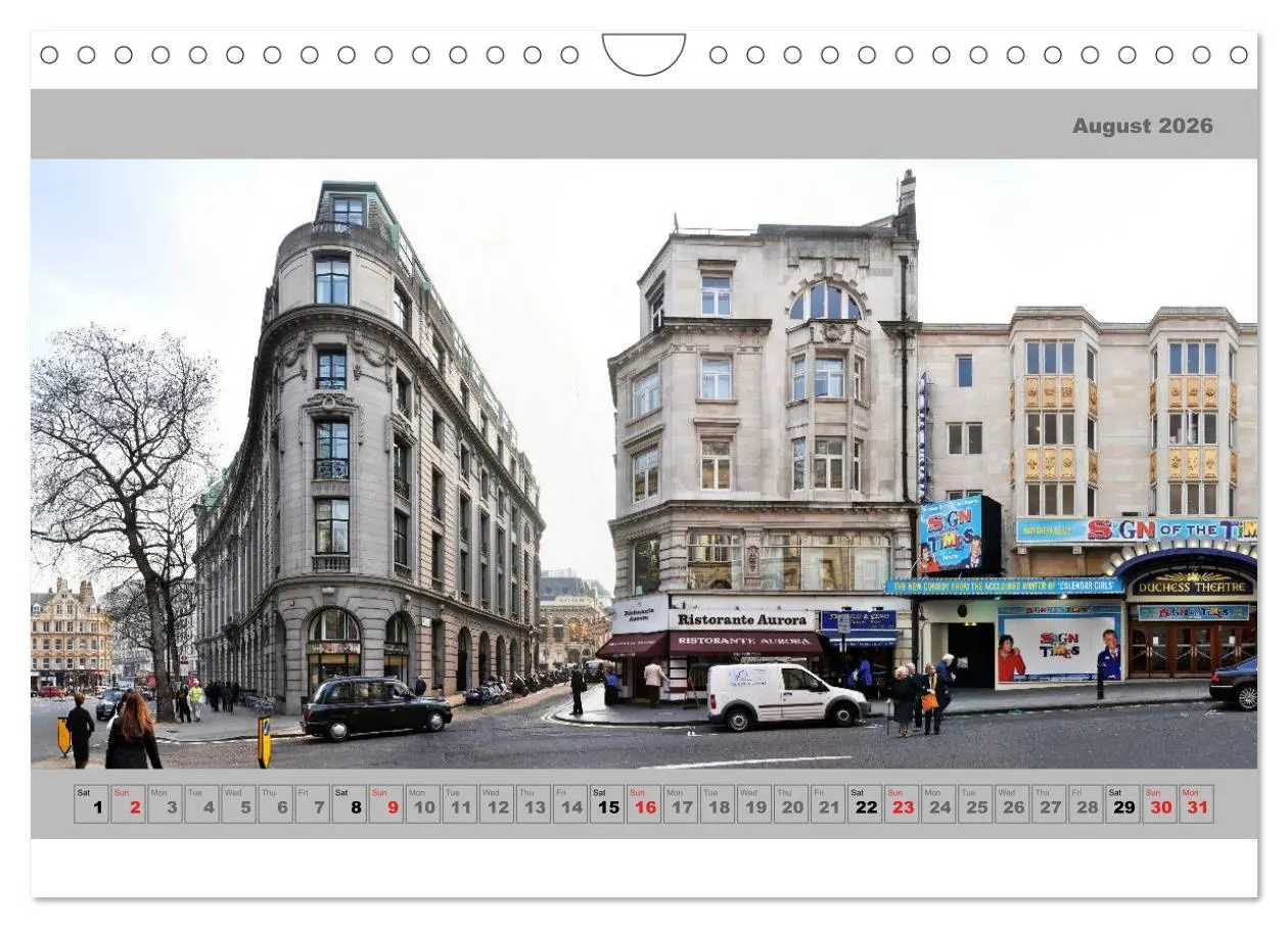 Bild: 9783516583878 | London Street Fronts 2026 / UK-Version (Wall Calendar 2026 DIN A4...