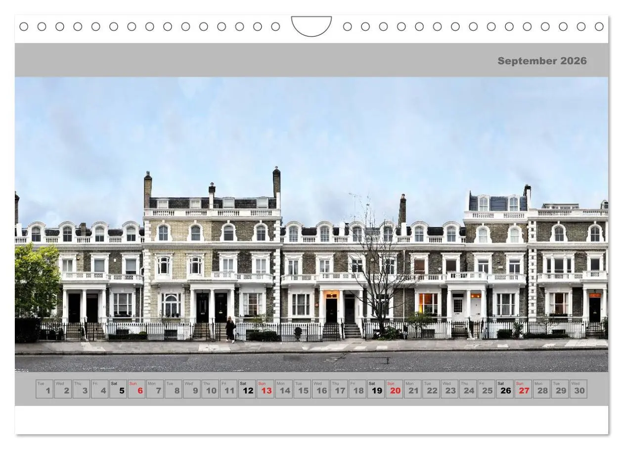 Bild: 9783516583878 | London Street Fronts 2026 / UK-Version (Wall Calendar 2026 DIN A4...