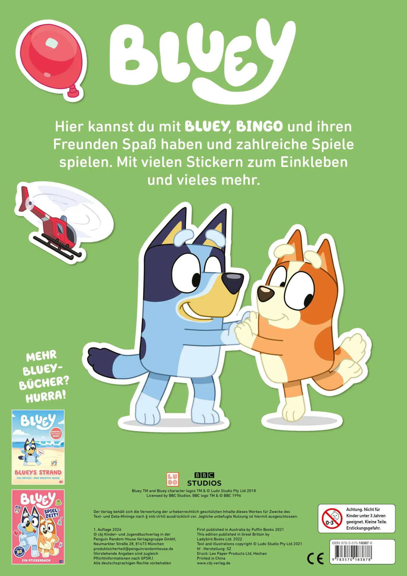 Bild: 9783570183878 | BLUEY - Bluey und ihre Freunde | Buch | BLUEY- Beschäftigung | 16 S.