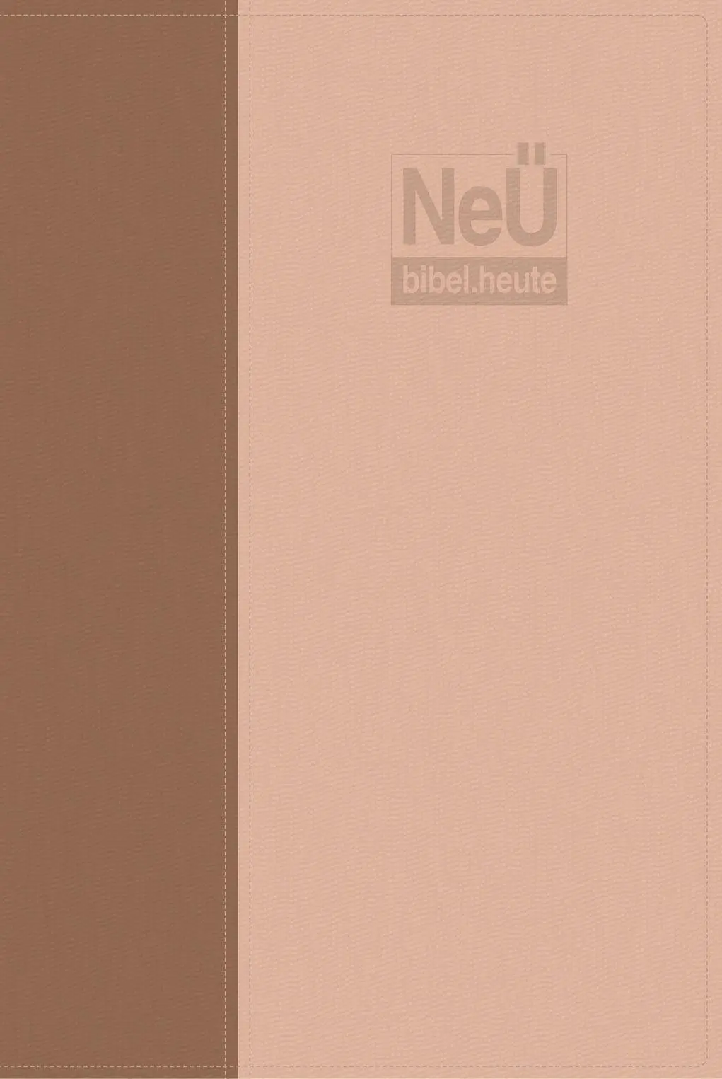 Cover: 9783863533878 | NeÜ bibel.heute Taschenausgabe | Kunstleder zweifarbig braun/beige
