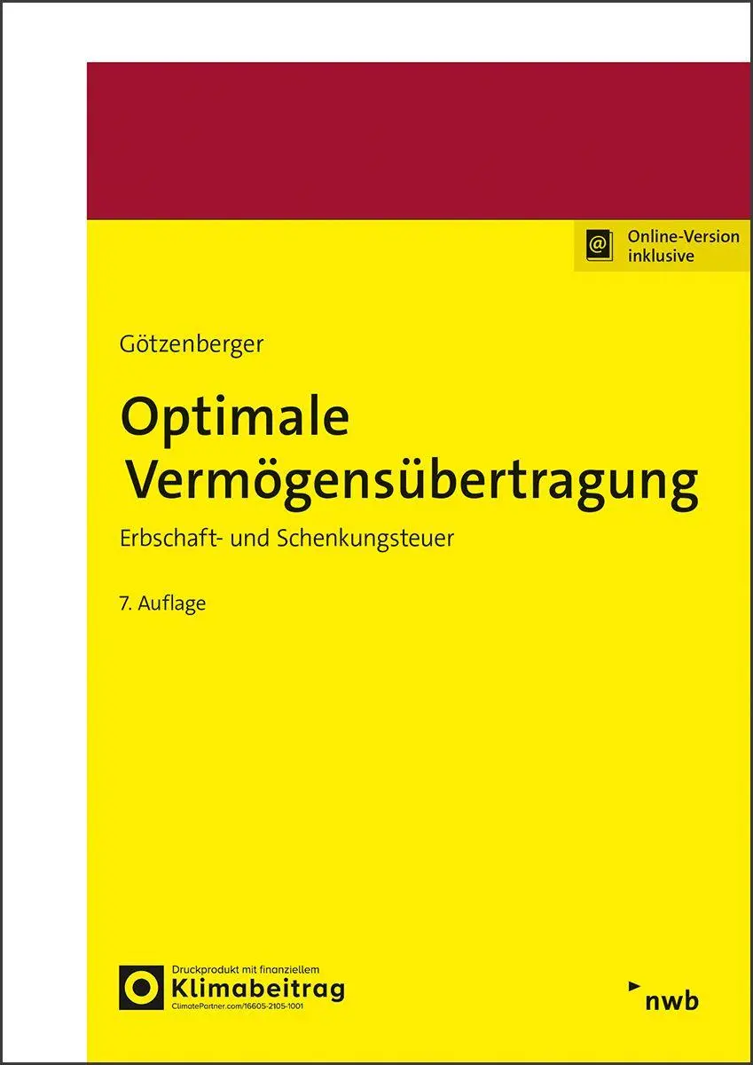 Cover: 9783482513978 | Optimale Vermögensübertragung | Erbschaft- und Schenkungsteuer. | 2025