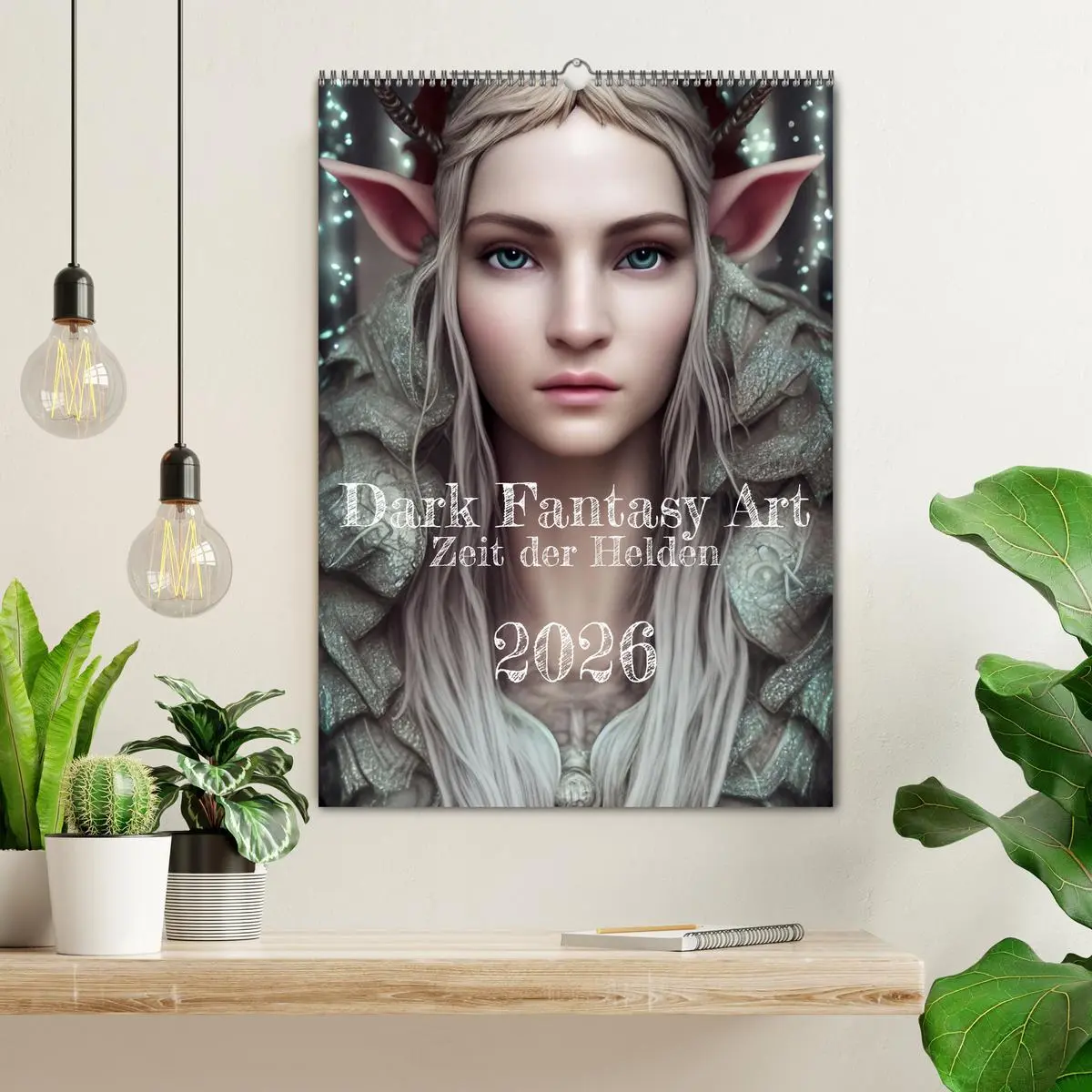 Bild: 9783516333978 | Dark Fantasy Art - Zeit der Helden (Wandkalender 2026 DIN A2 hoch),...