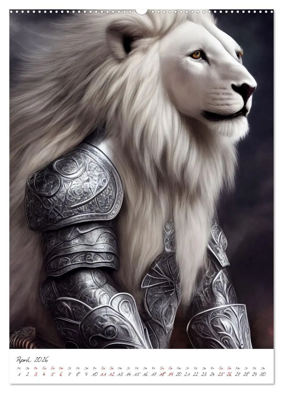 Bild: 9783516333978 | Dark Fantasy Art - Zeit der Helden (Wandkalender 2026 DIN A2 hoch),...