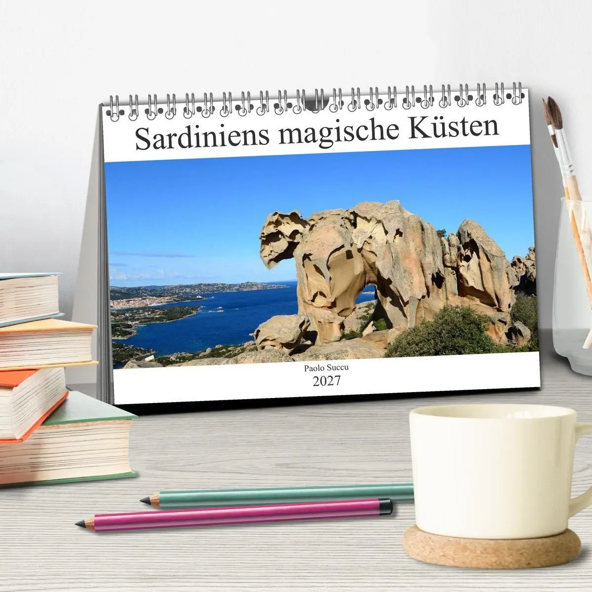 Bild: 9783569973978 | Sardiniens magische Küsten (Tischkalender 2027 DIN A5 quer),...